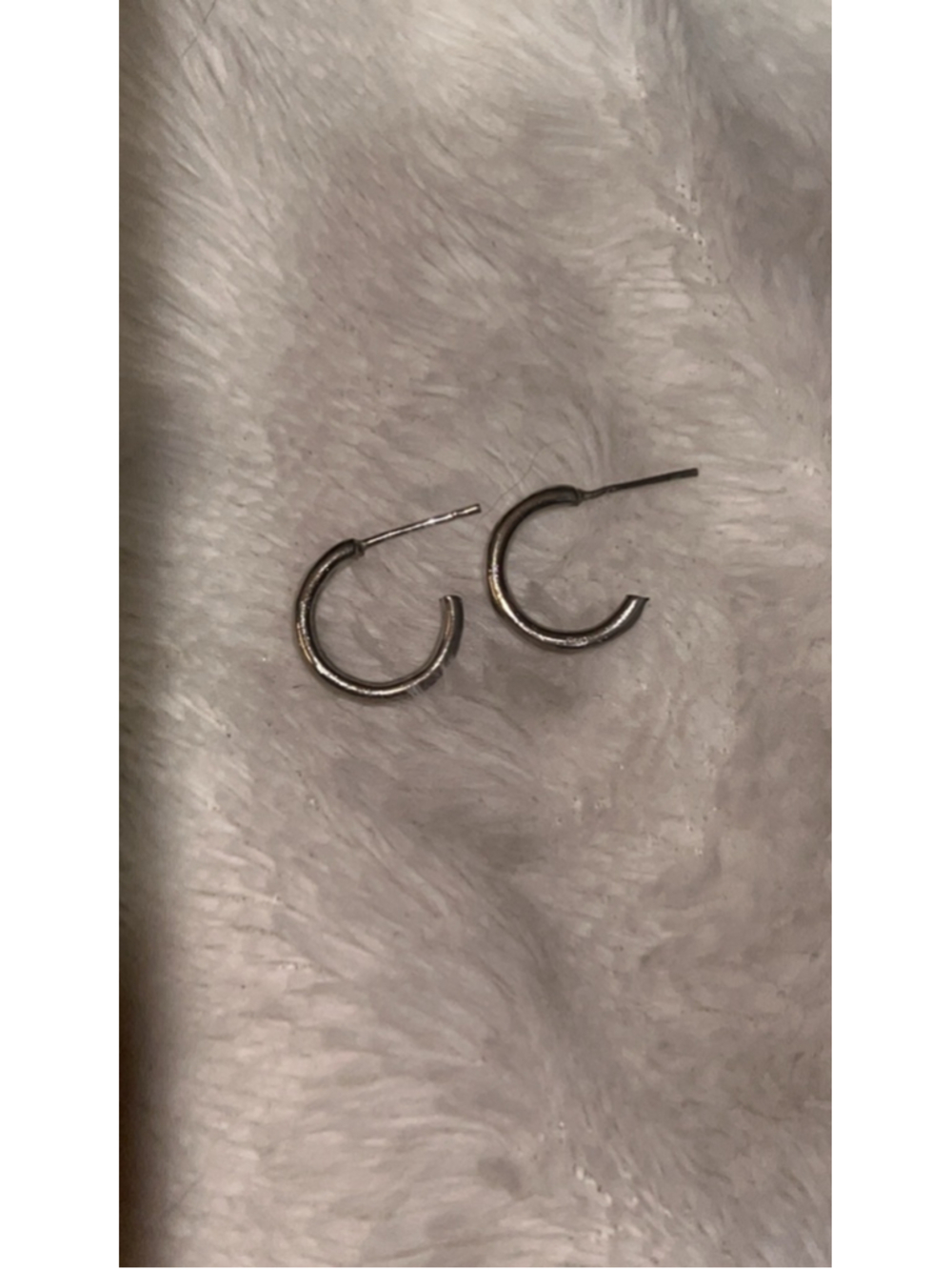 Women's Unbranded Silver Tone Hoop Earrings One Size